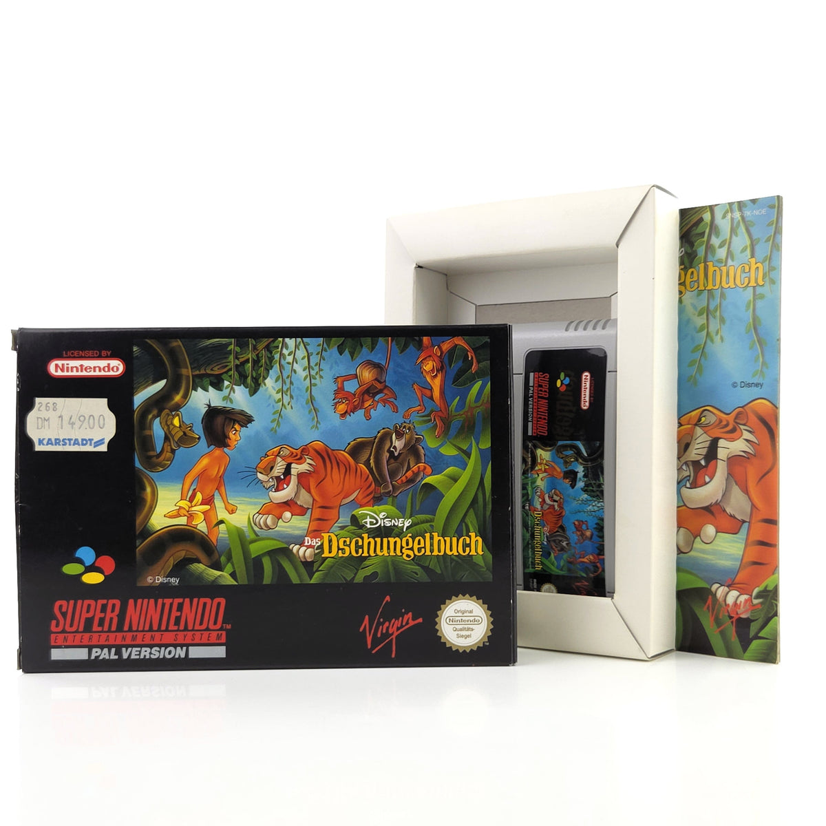 Super Nintendo Spiel Disney Dschungelbuch OVP PAL