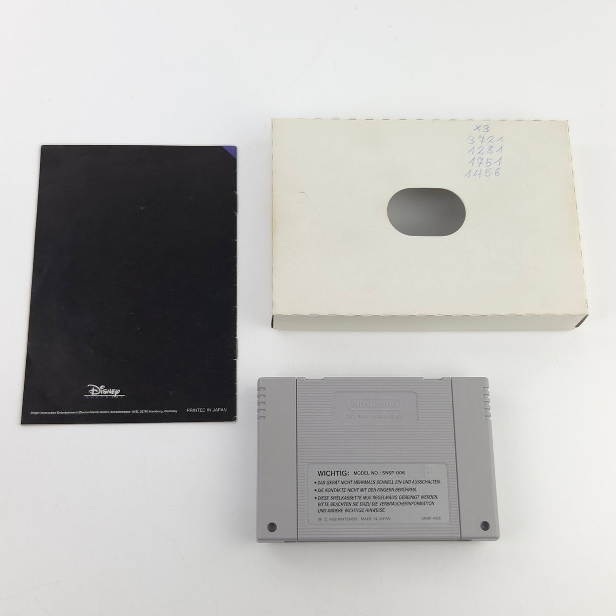 Super Nintendo Spiel Disney Dschungelbuch OVP PAL