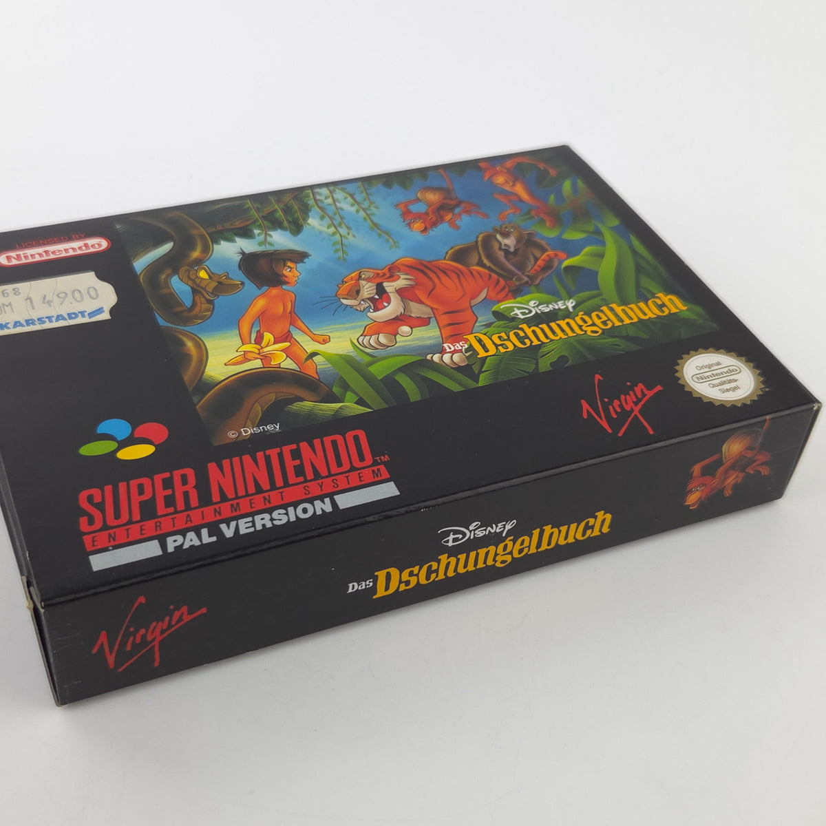 Super Nintendo Spiel Disney Dschungelbuch OVP PAL