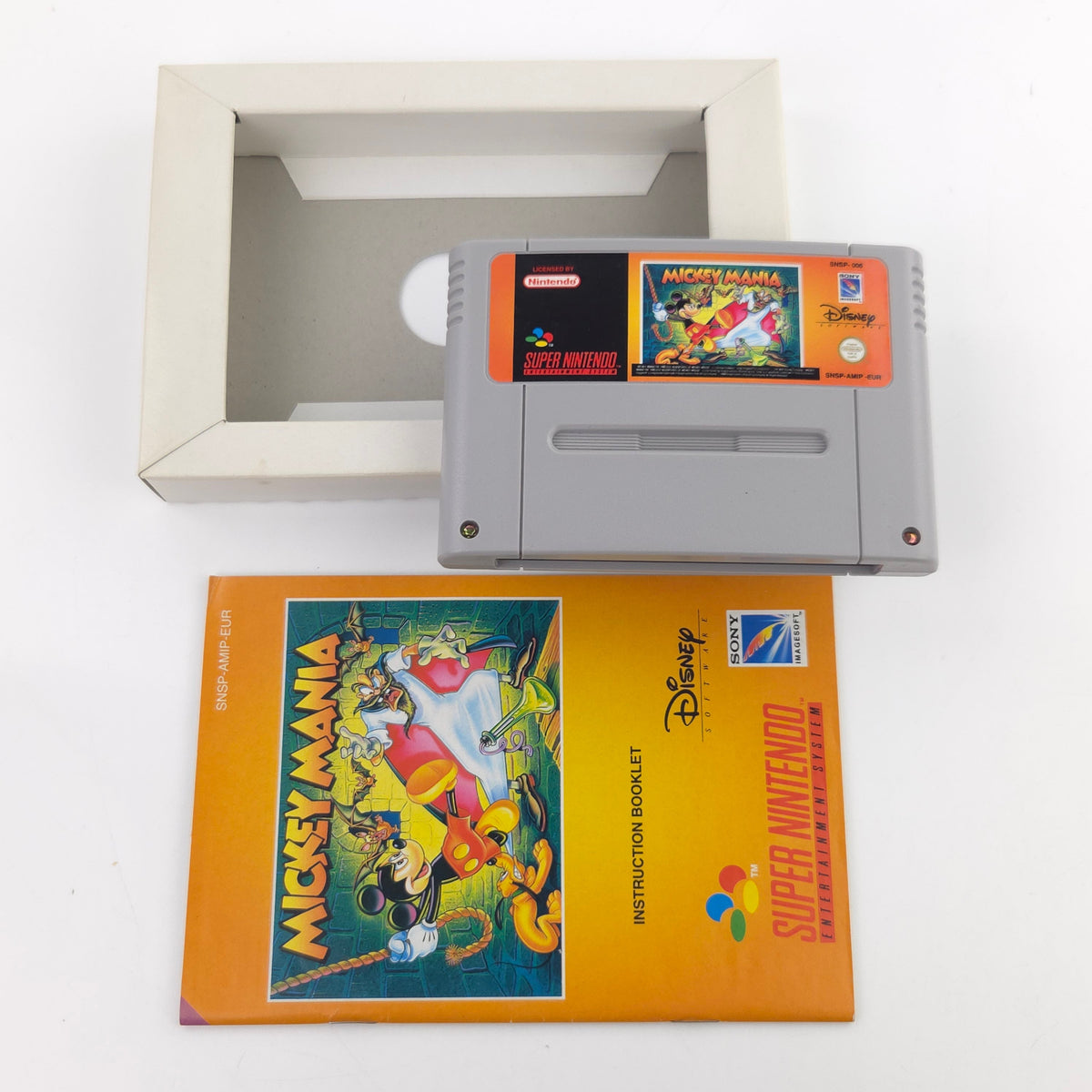 Super Nintendo Spiel – Disney Mickey Mania (SNES)