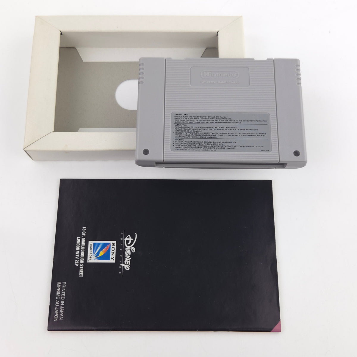 Super Nintendo Spiel – Disney Mickey Mania (SNES)