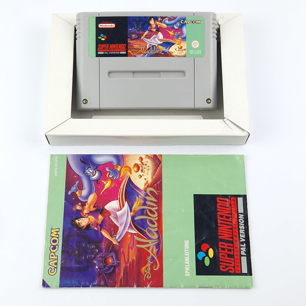 Super Nintendo Spiel – Disneys Aladdin OVP PAL CIB