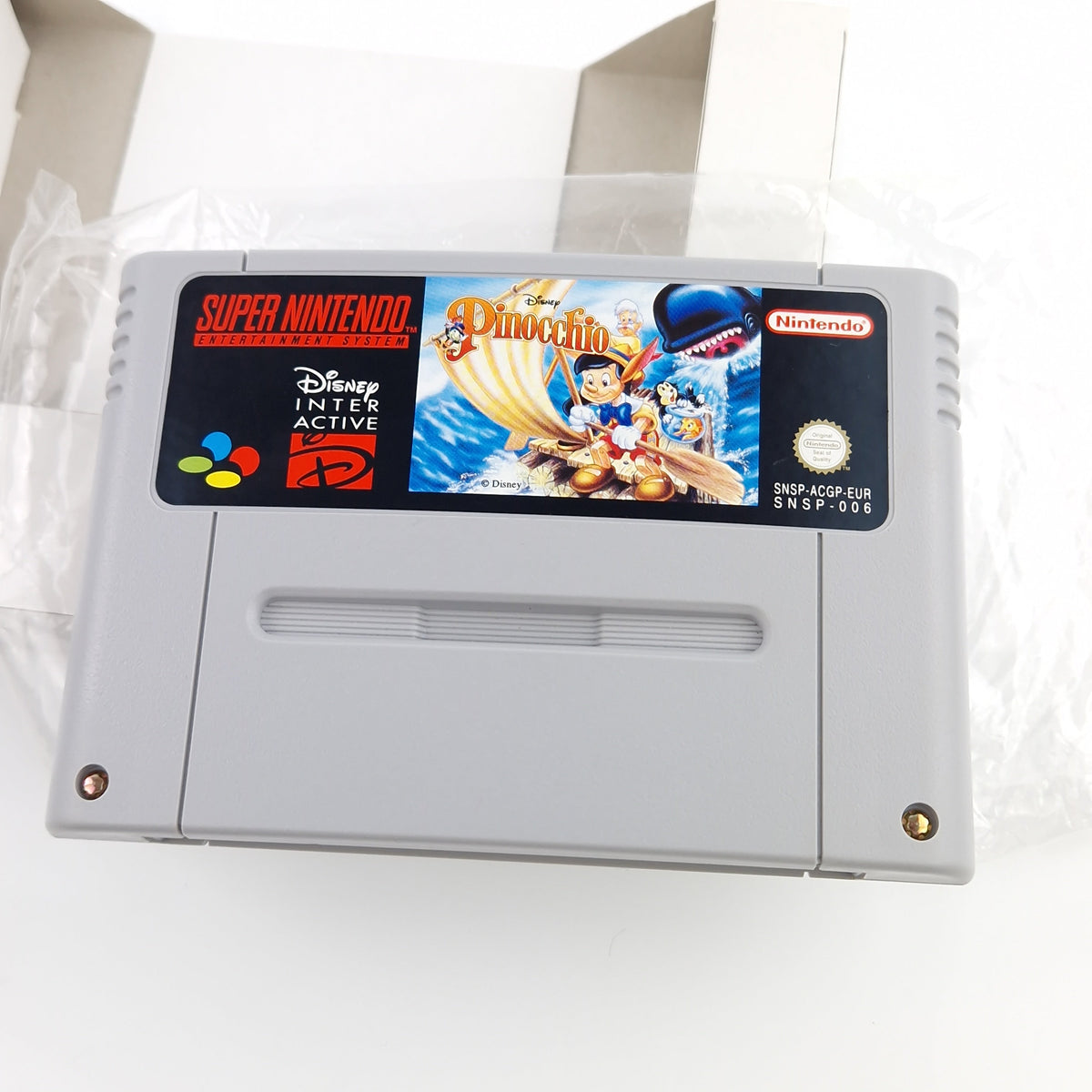Super Nintendo Spiel – Disneys Pinocchio SNES PAL OVP