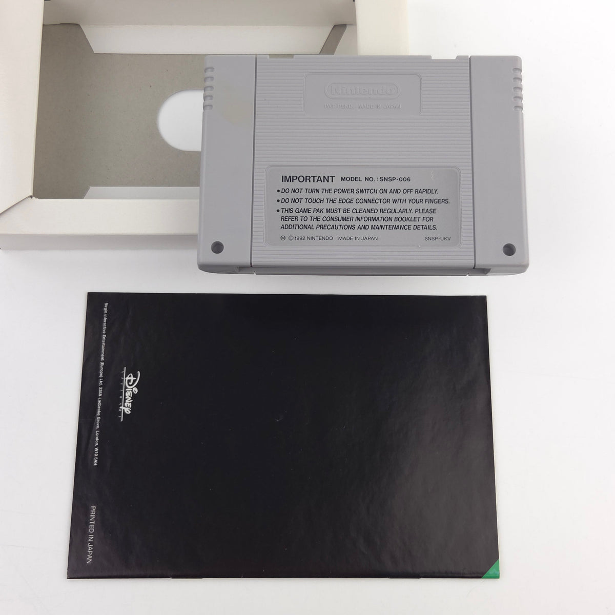 Super Nintendo Spiel – Disneys The Jungle Book (SNES)