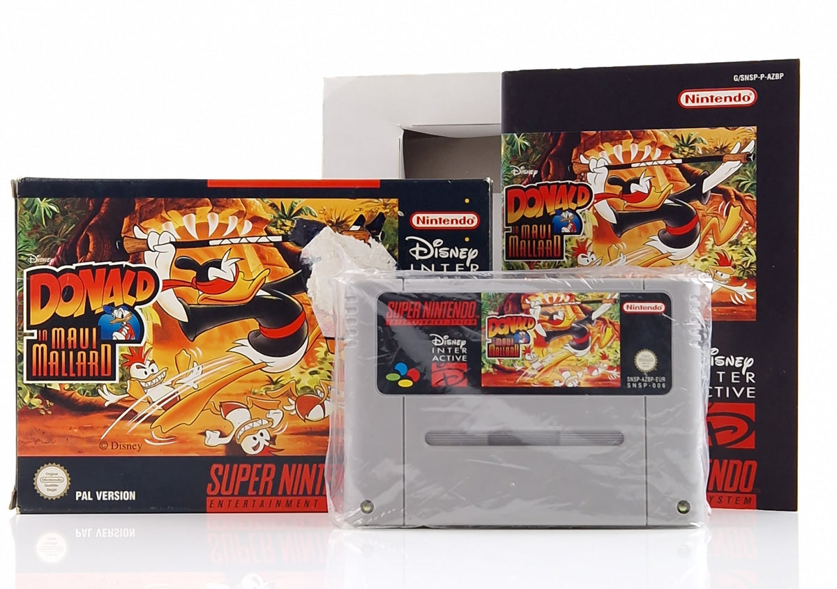 Super Nintendo Spiel – Donald in Maui Mallard SNES PAL OVP