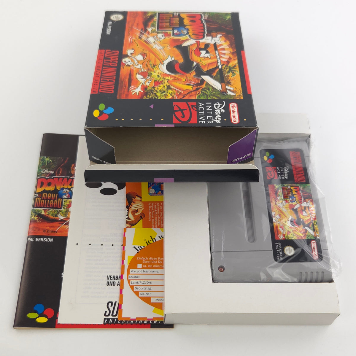 Super Nintendo Spiel – Donald in Maui Mallard SNES OVP PAL
