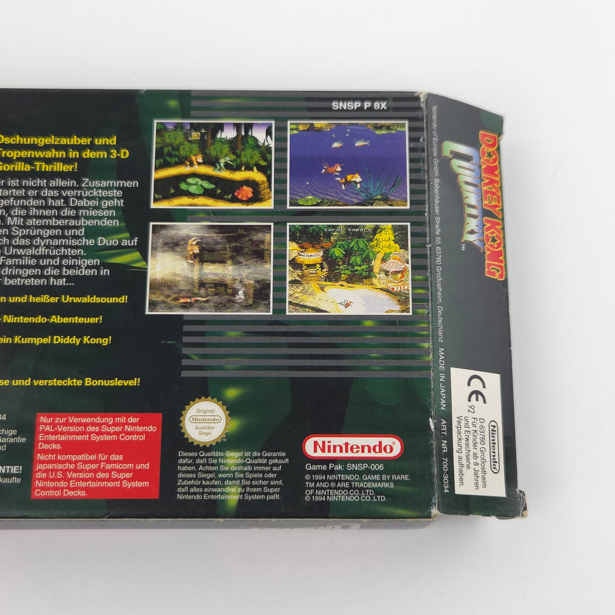 Super Nintendo Spiel – Donkey Kong Country 1 (SNES)