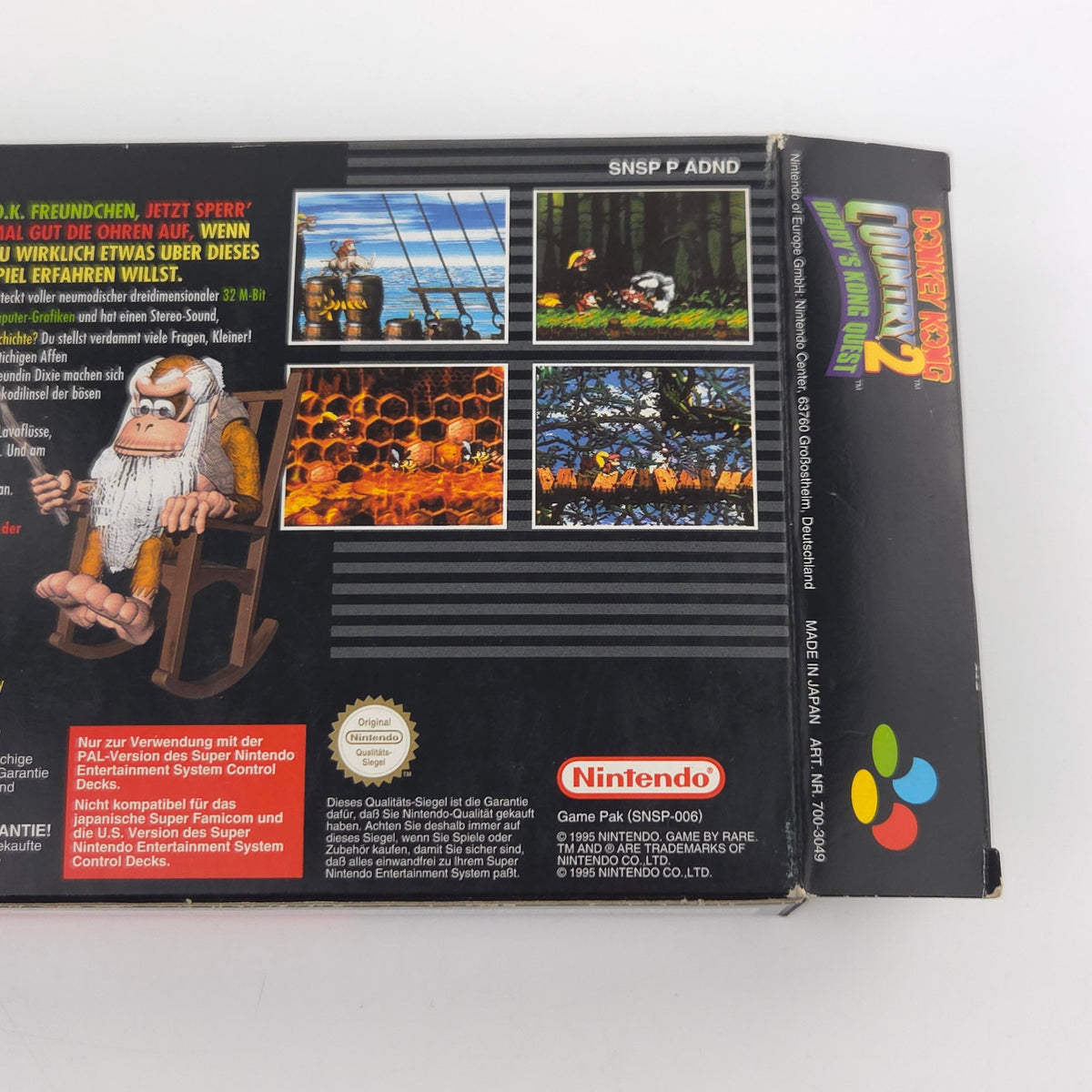 Super Nintendo Spiel – Donkey Kong Country 2 (OVP)