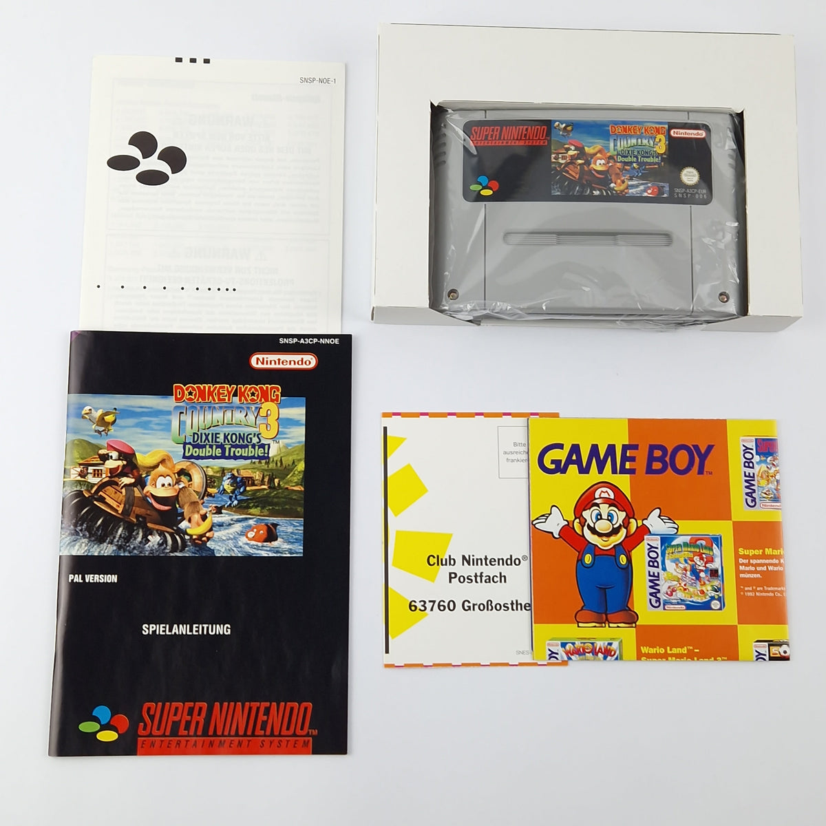 Super Nintendo Spiel – Donkey Kong Country 3 OVP CIB