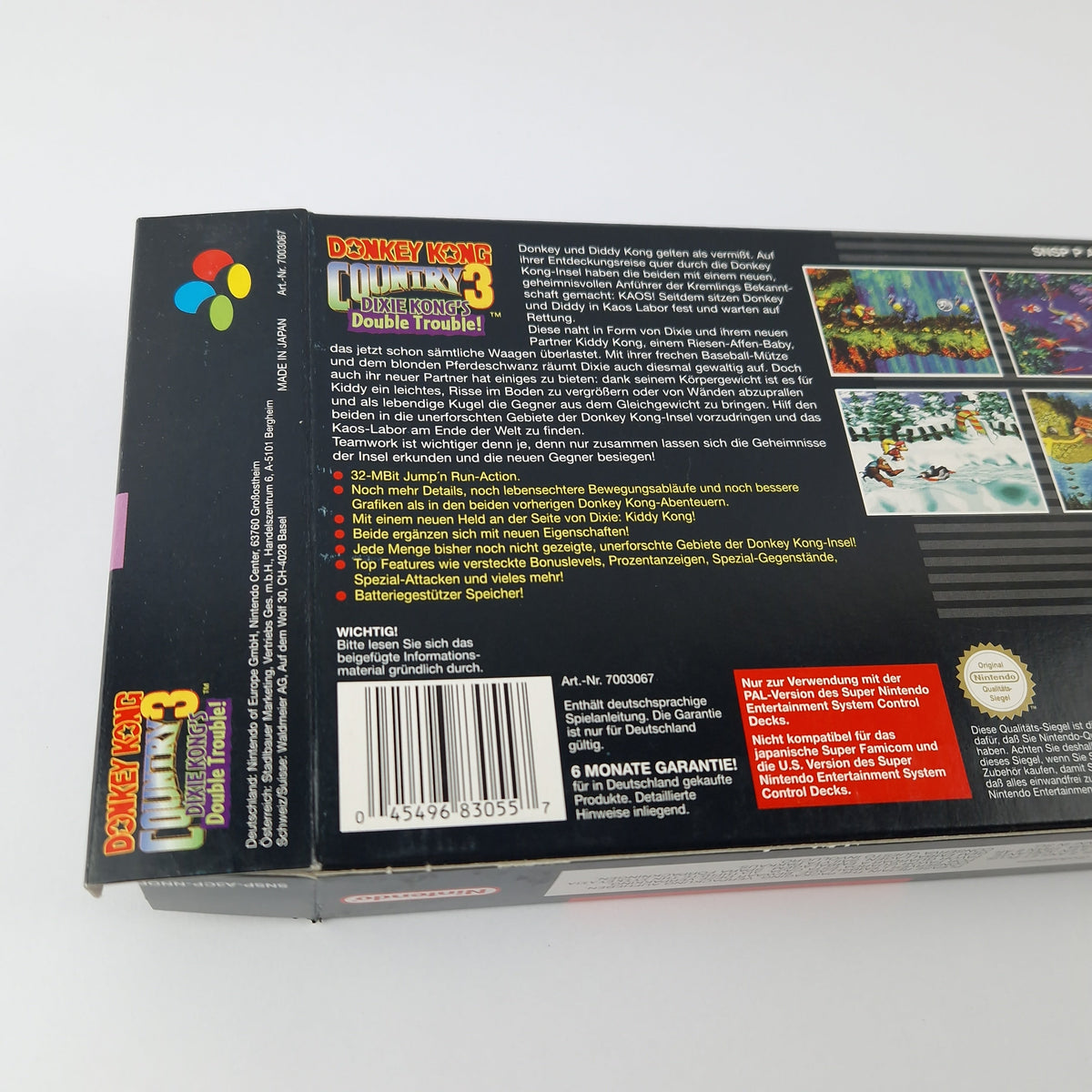 Super Nintendo Spiel – Donkey Kong Country 3 OVP CIB