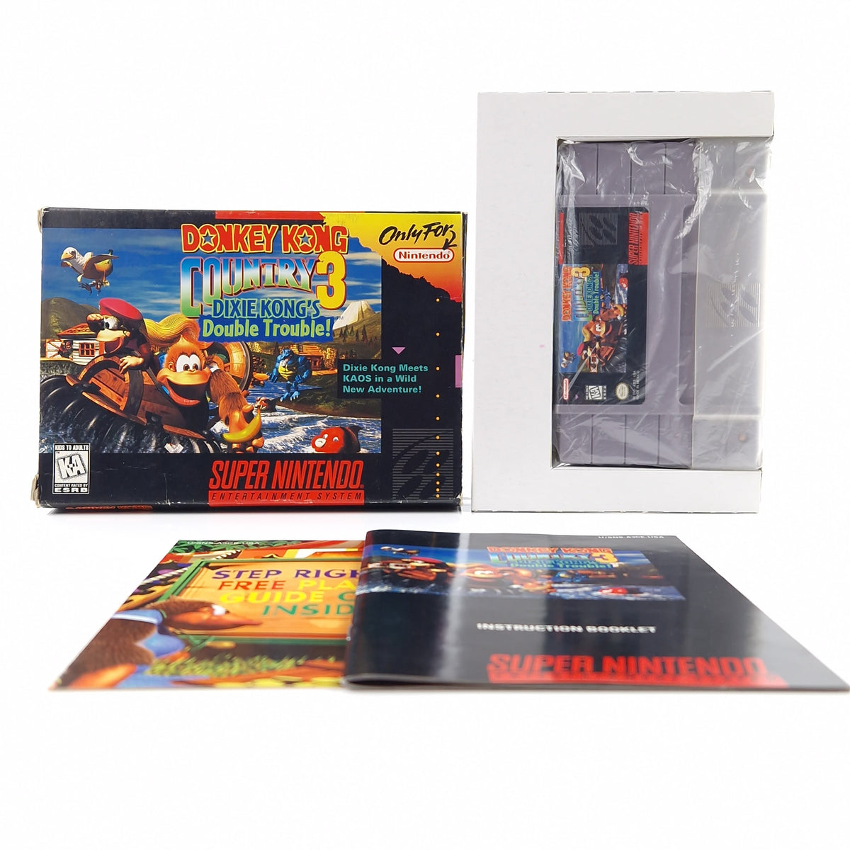 Super Nintendo Spiel – Donkey Kong Country 3 (OVP USA)