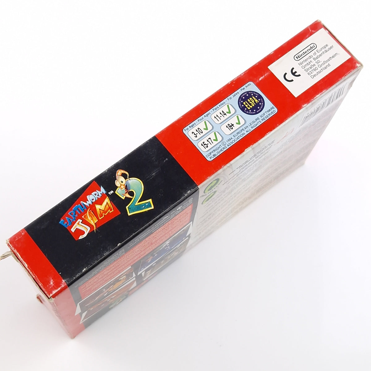 Super Nintendo Spiel – Earth Worm Jim 1 mit OVP (SNES)