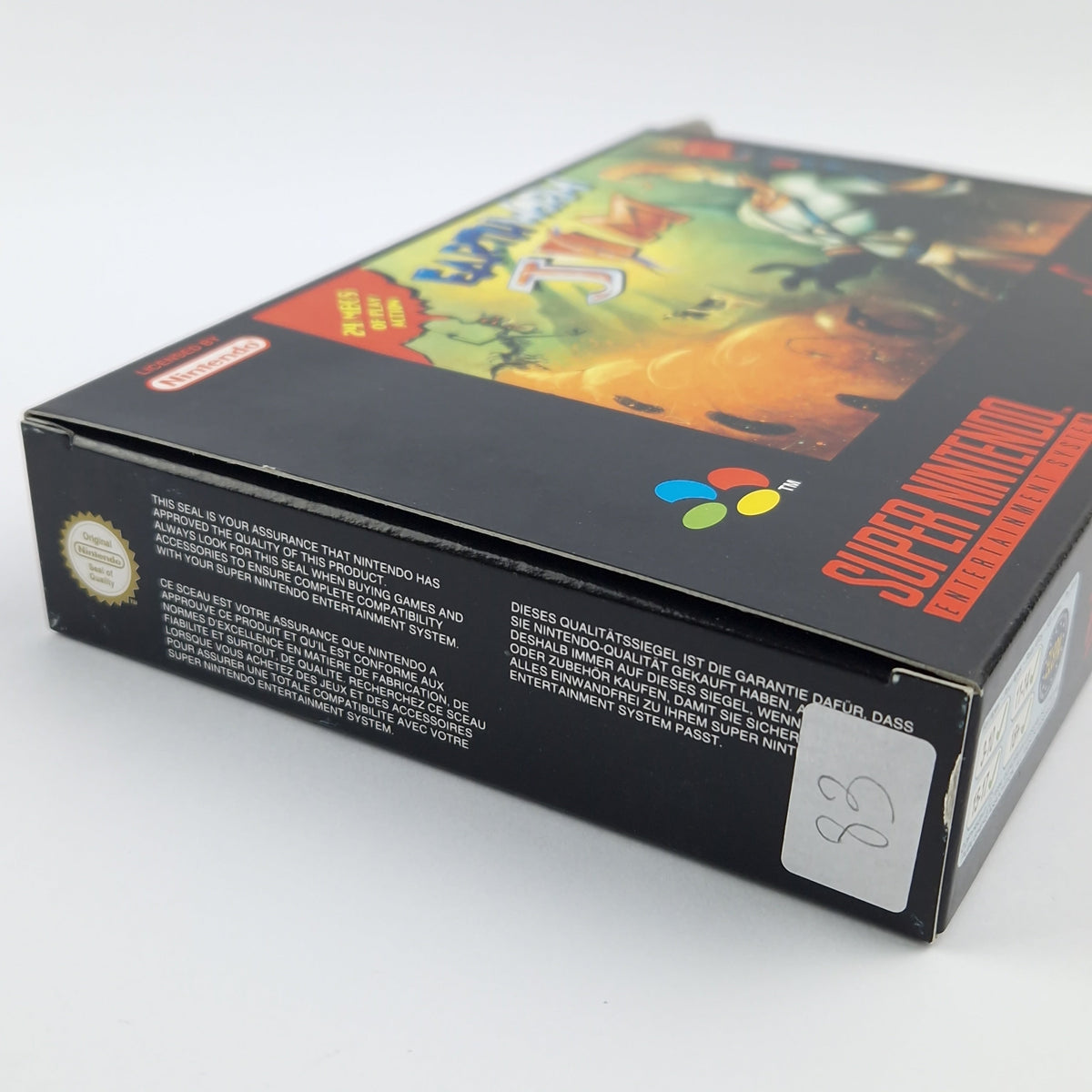Super Nintendo Spiel – Earth Worm Jim OVP PAL CIB