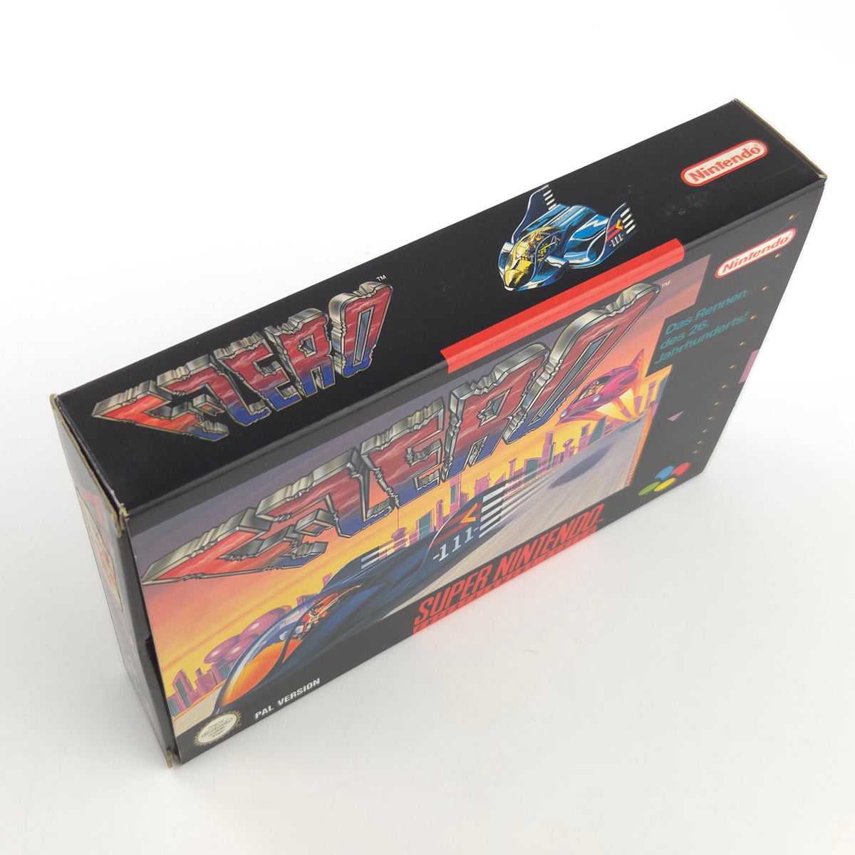 Super Nintendo Spiel F-Zero OVP Anleitung