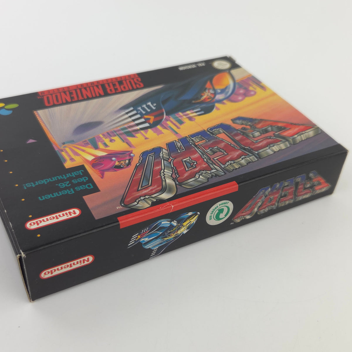 Super Nintendo Spiel F Zero SNES Modul Anleitung OVP PAL