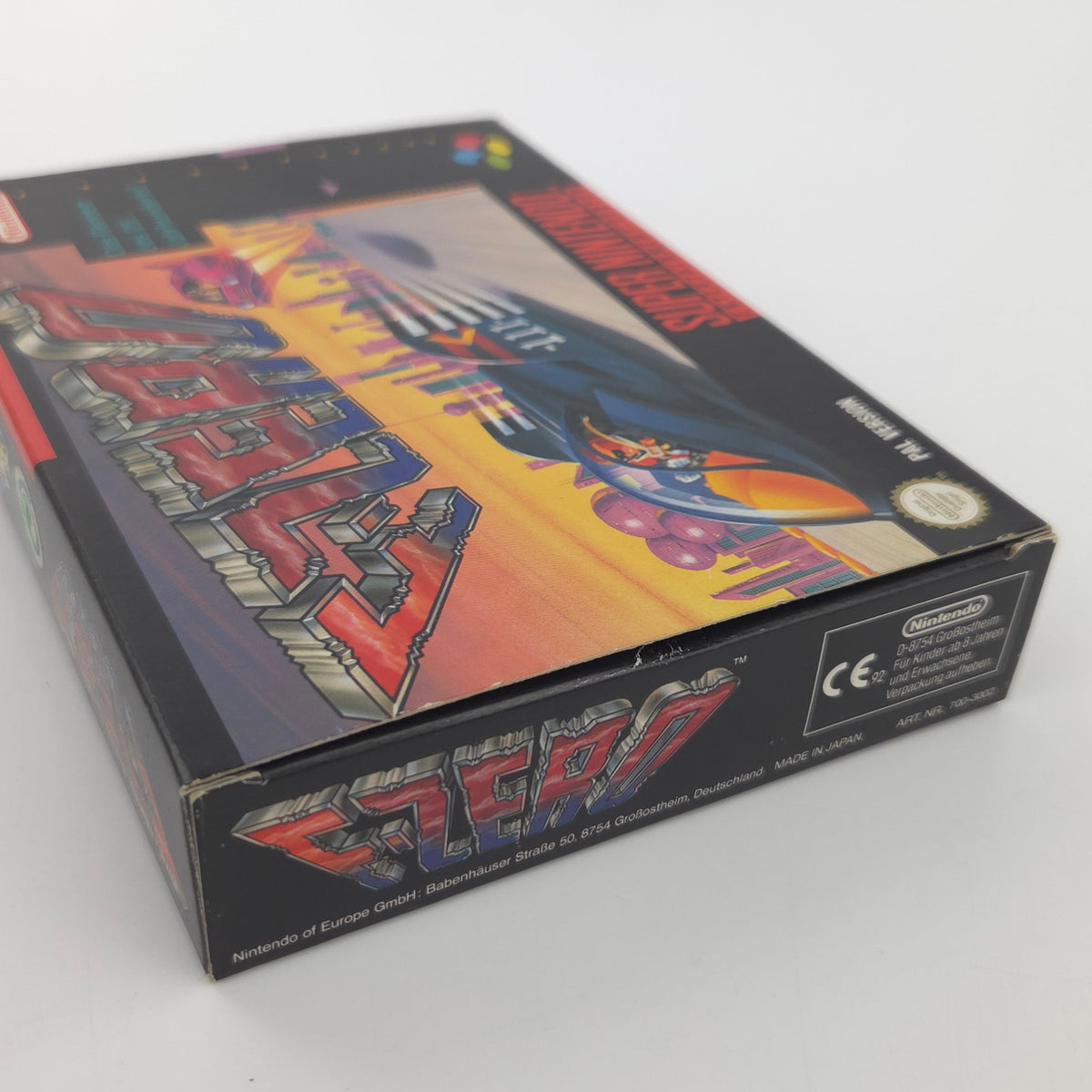 Super Nintendo Spiel F Zero SNES Modul Anleitung OVP PAL