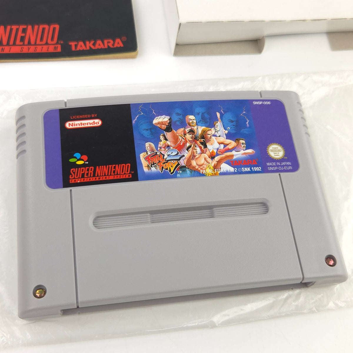 Super Nintendo Spiel Fatal Fury 2 OVP PAL CIB