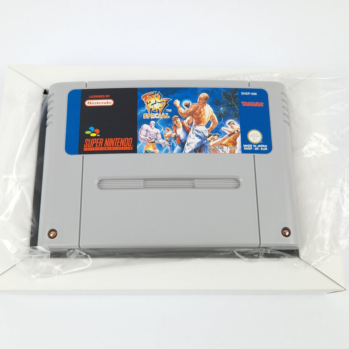 Super Nintendo Spiel – Fatal Fury Special OVP PAL CIB