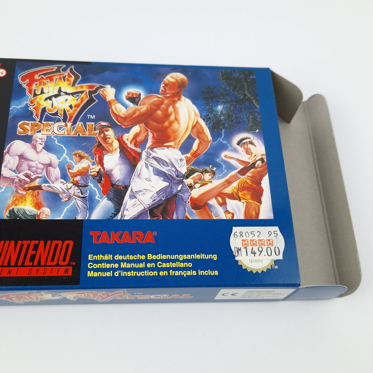 Super Nintendo Spiel – Fatal Fury Special OVP PAL CIB