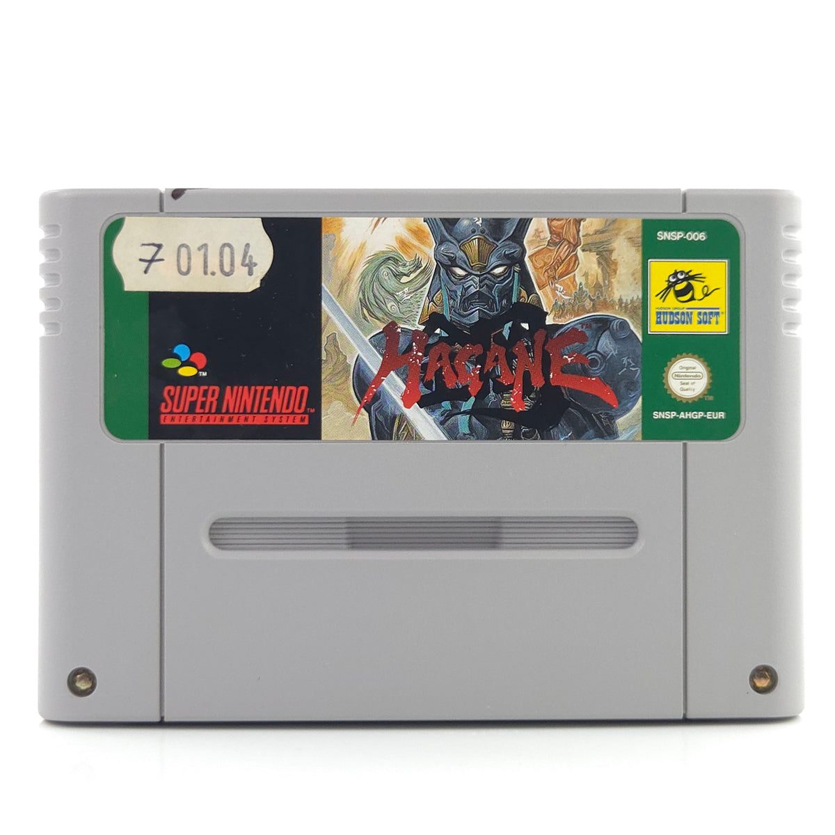 Super Nintendo Spiel Hagane SNES Modul PAL Hudson Soft