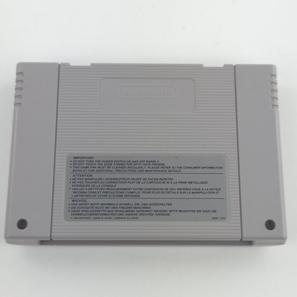 Super Nintendo Spiel Hagane SNES Modul PAL Hudson Soft