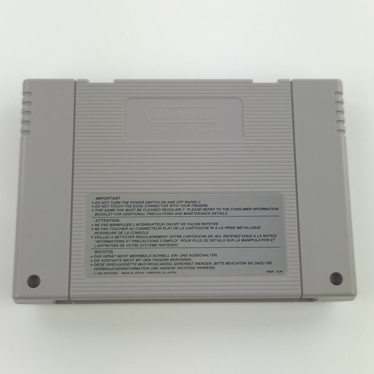 Super Nintendo Spiel – Hagane the Final Conflict (PAL)