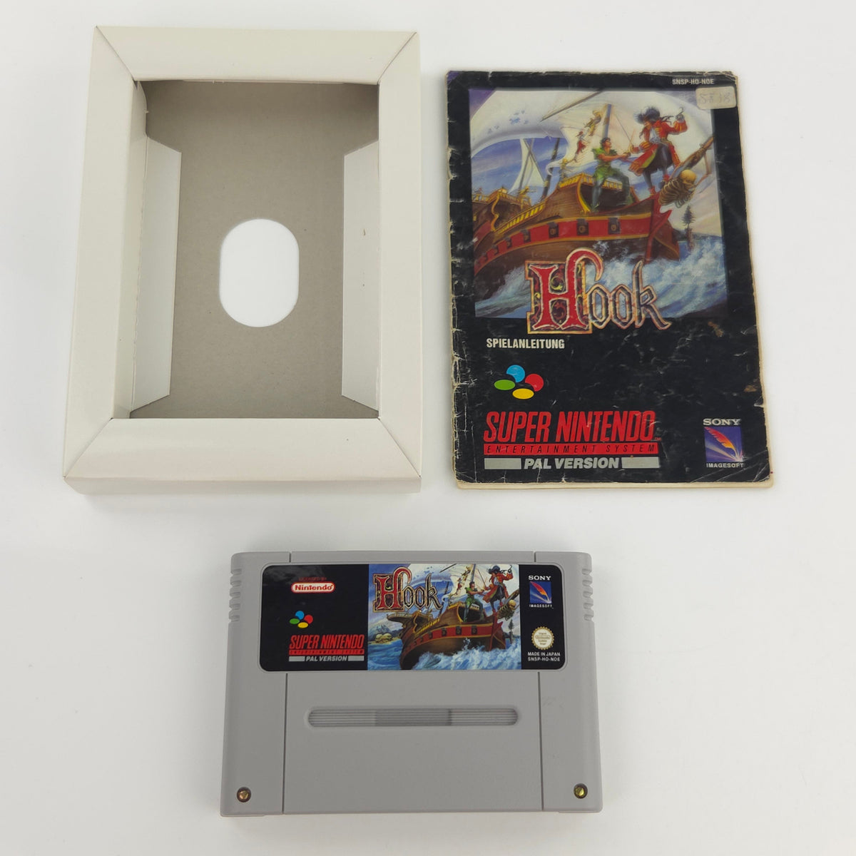 Super Nintendo Spiel Hook SNES Komplett OVP PAL NOE