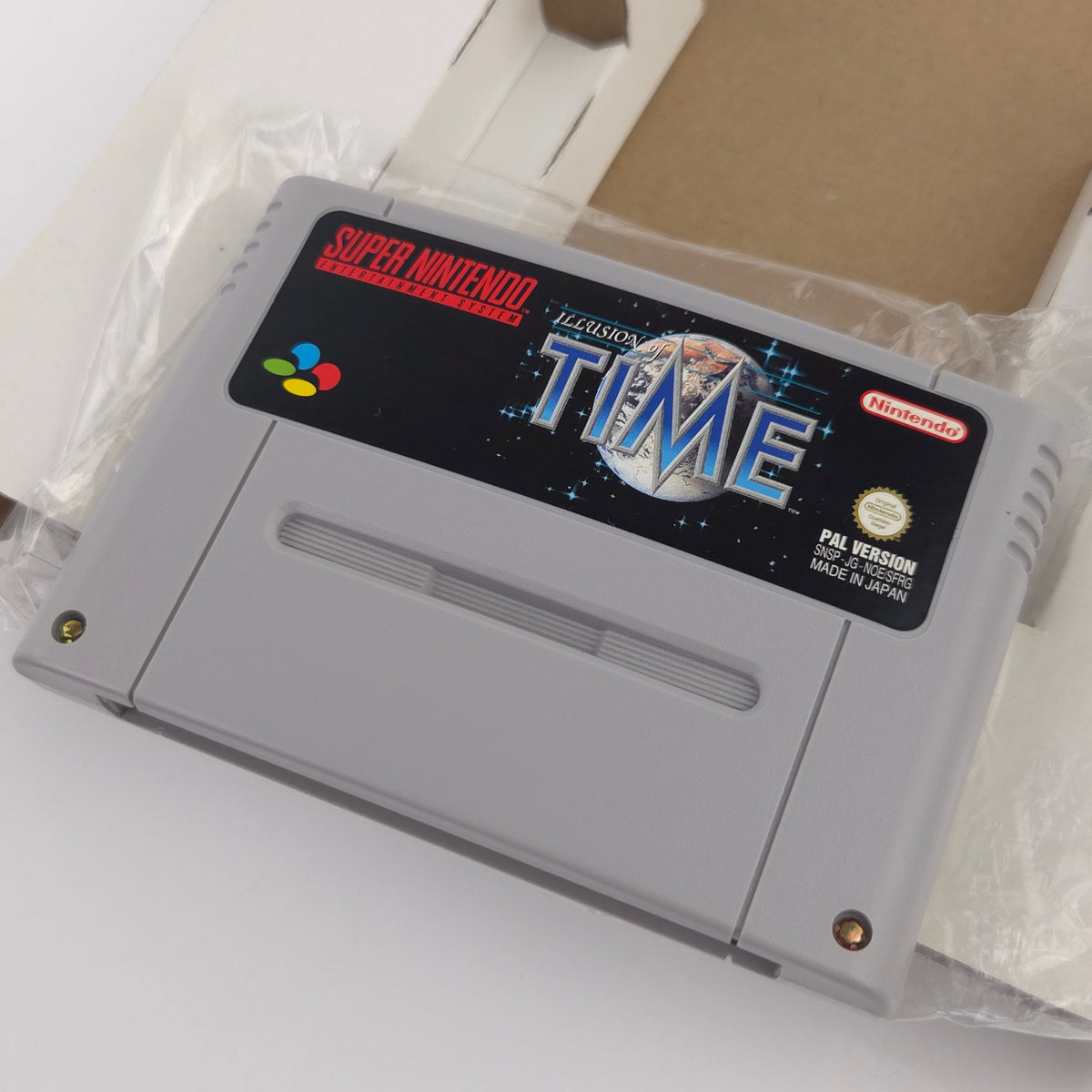 Super Nintendo Spiel – Illusion of Time OVP PAL SNES