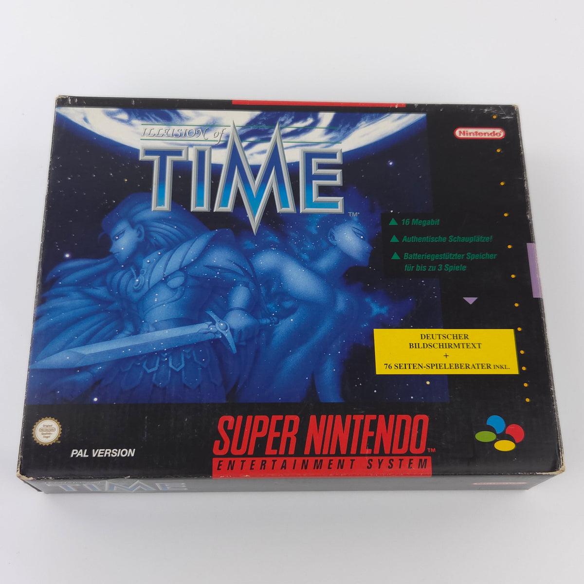 Super Nintendo Spiel – Illusion of Time OVP PAL SNES