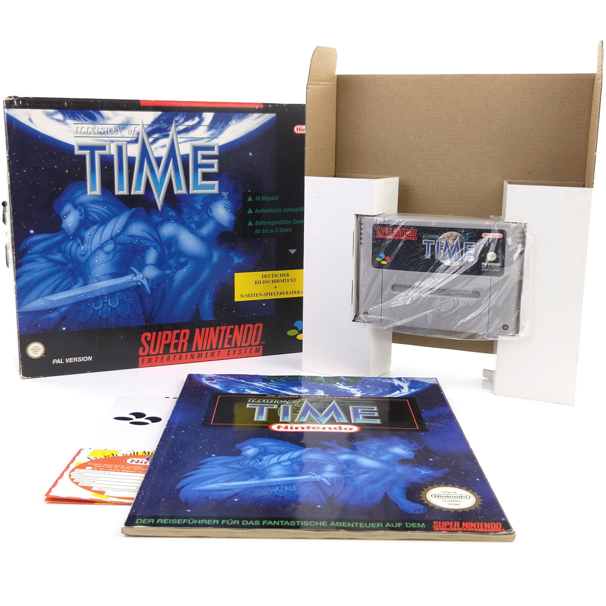 Super Nintendo Spiel – Illusion of Time OVP PAL SNES