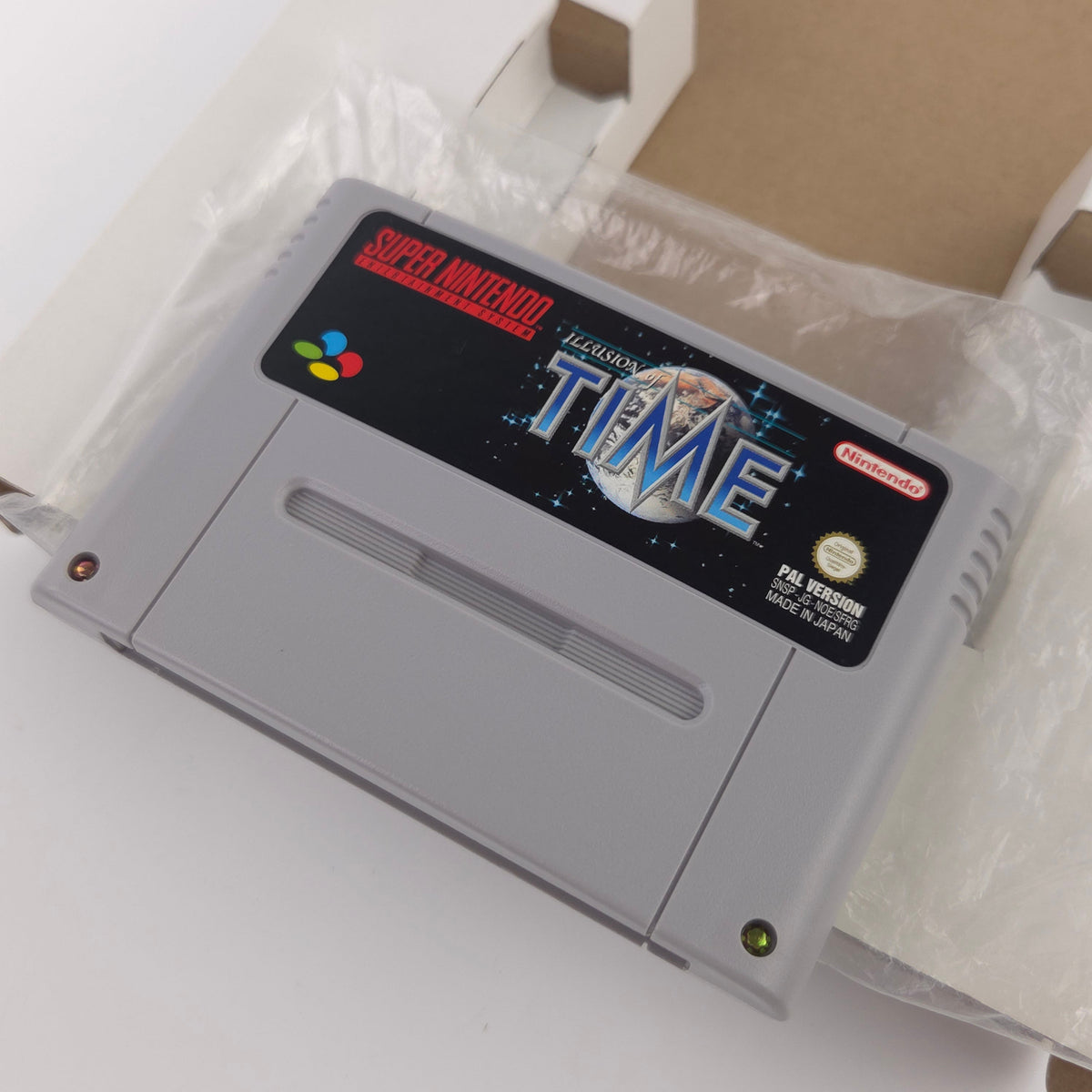 Super Nintendo Spiel – Illusion of Time OVP PAL SNES