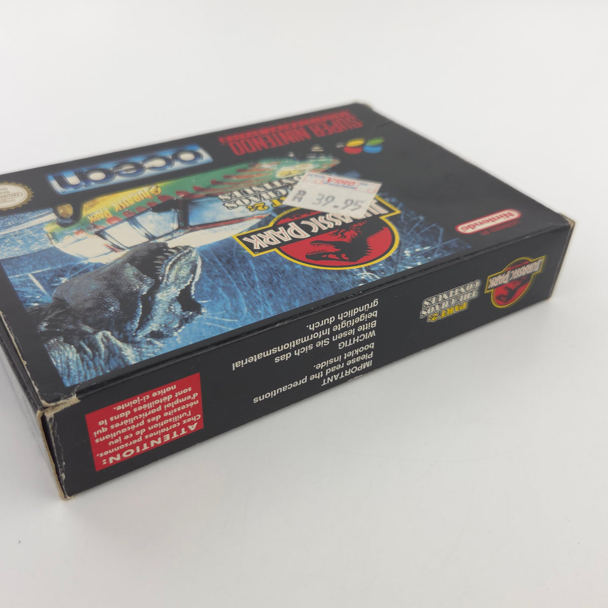 Super Nintendo Spiel Jurassic Park 2 Chaos Continues OVP PAL