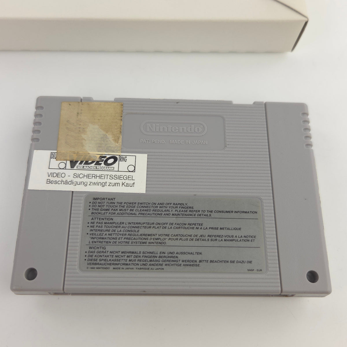 Super Nintendo Spiel Jurassic Park 2 Chaos Continues OVP PAL