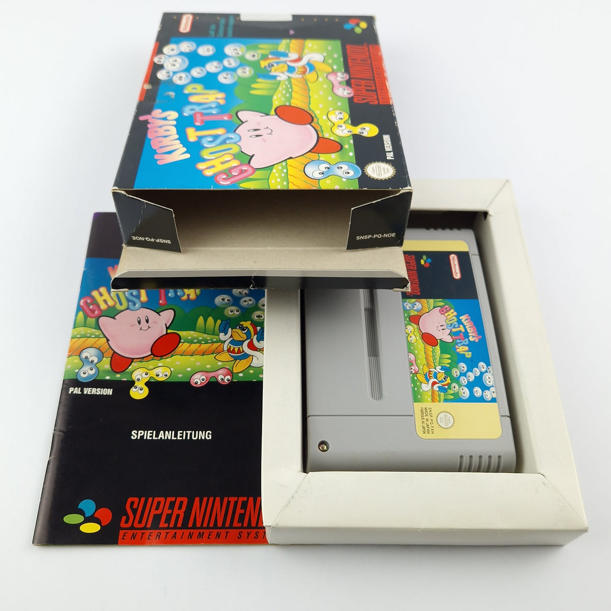 Super Nintendo Spiel – Kirbys Ghost Trap OVP CIB SNES NOE
