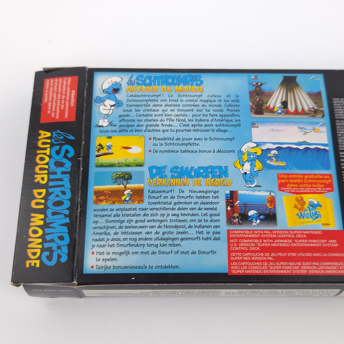 Super Nintendo Spiel – Les Schtroumpfs (SNES OVP)