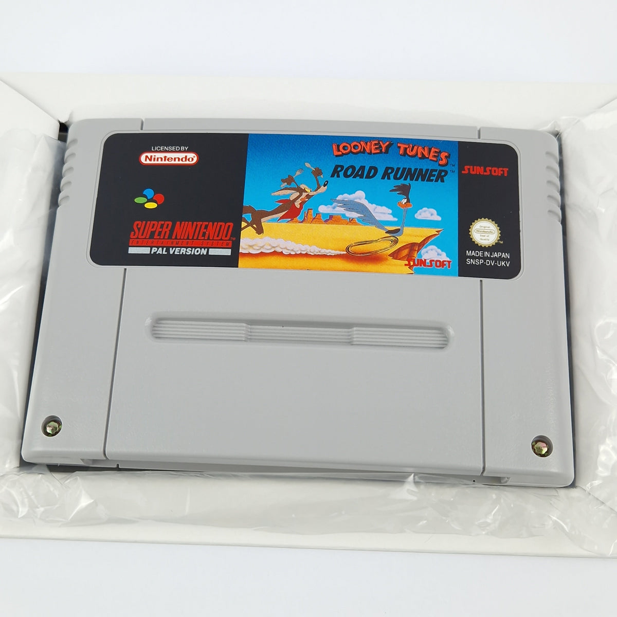 Super Nintendo Spiel – Looney Tunes Road Runner OVP CIB