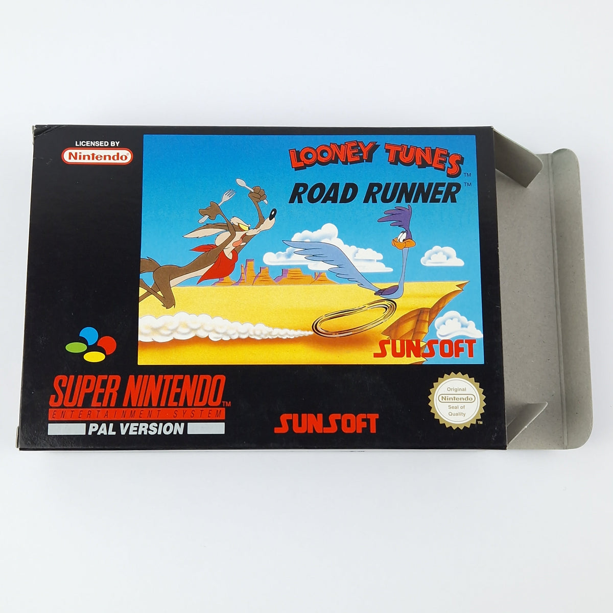 Super Nintendo Spiel – Looney Tunes Road Runner OVP CIB