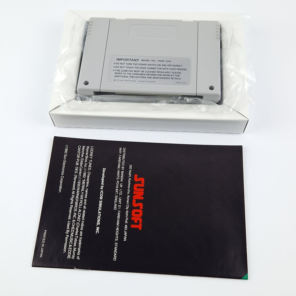 Super Nintendo Spiel – Looney Tunes Road Runner OVP CIB