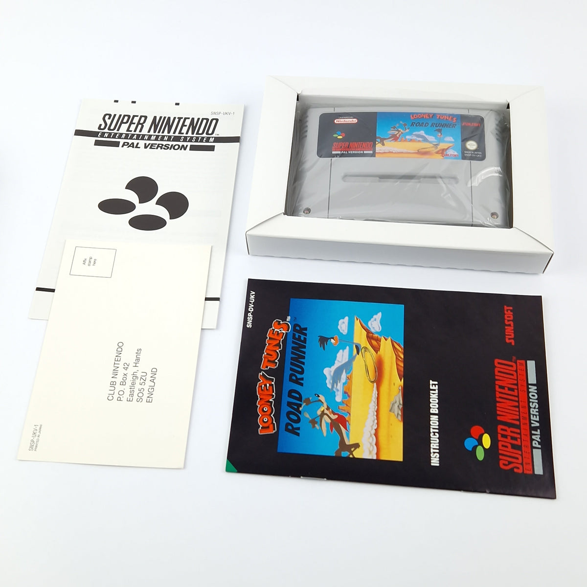 Super Nintendo Spiel – Looney Tunes Road Runner OVP CIB