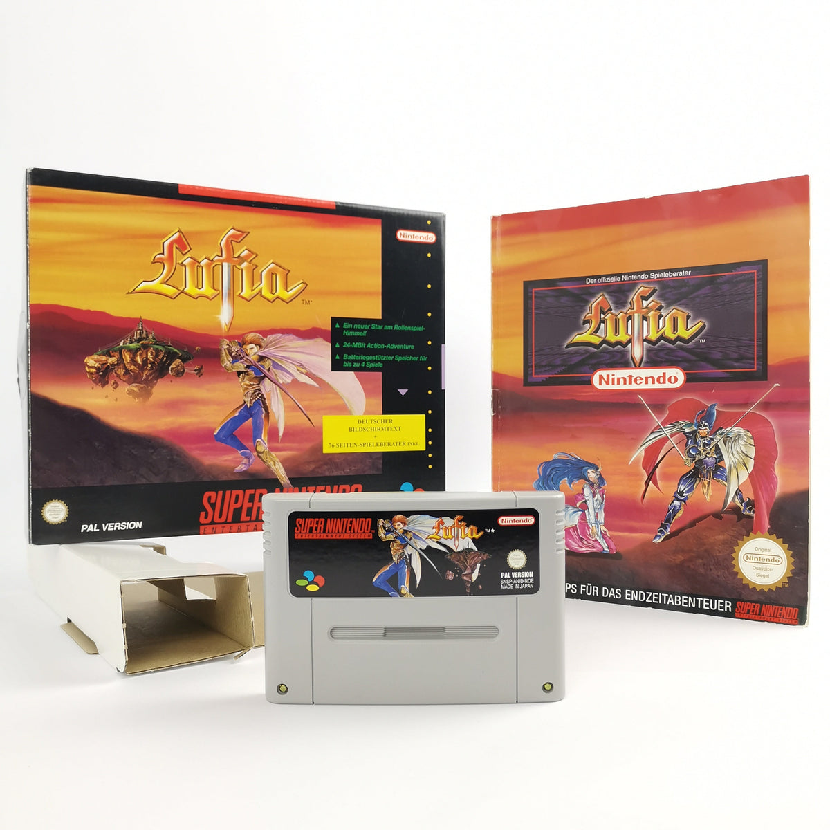 Super Nintendo Spiel – Lufia Big Box CIB OVP PAL NOE