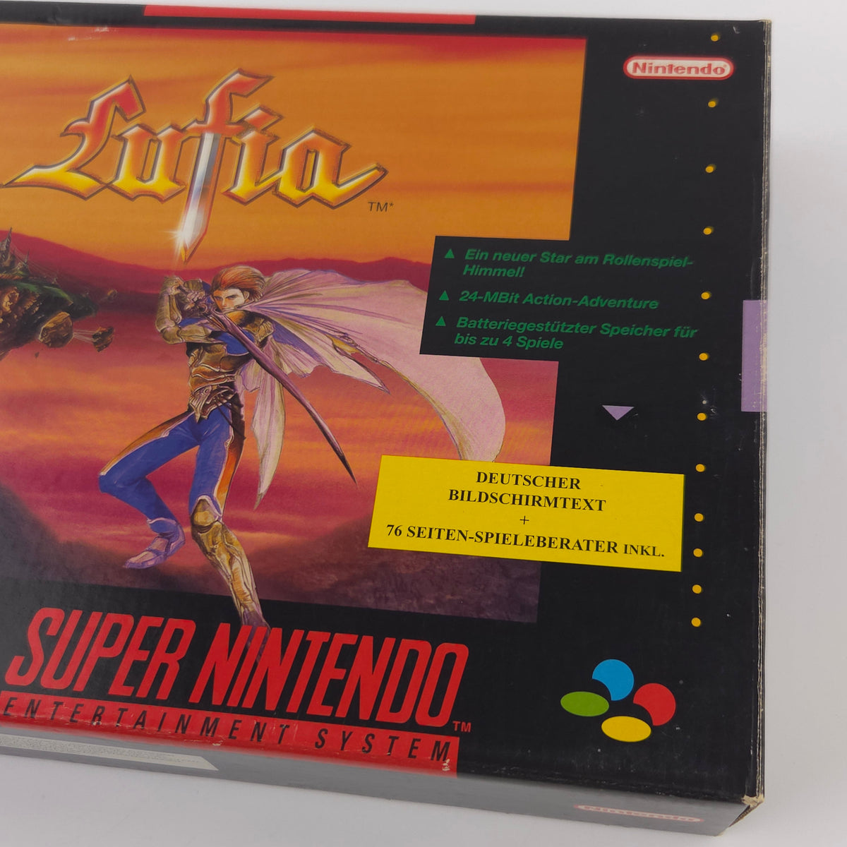 Super Nintendo Spiel – Lufia Big Box OVP PAL NOE