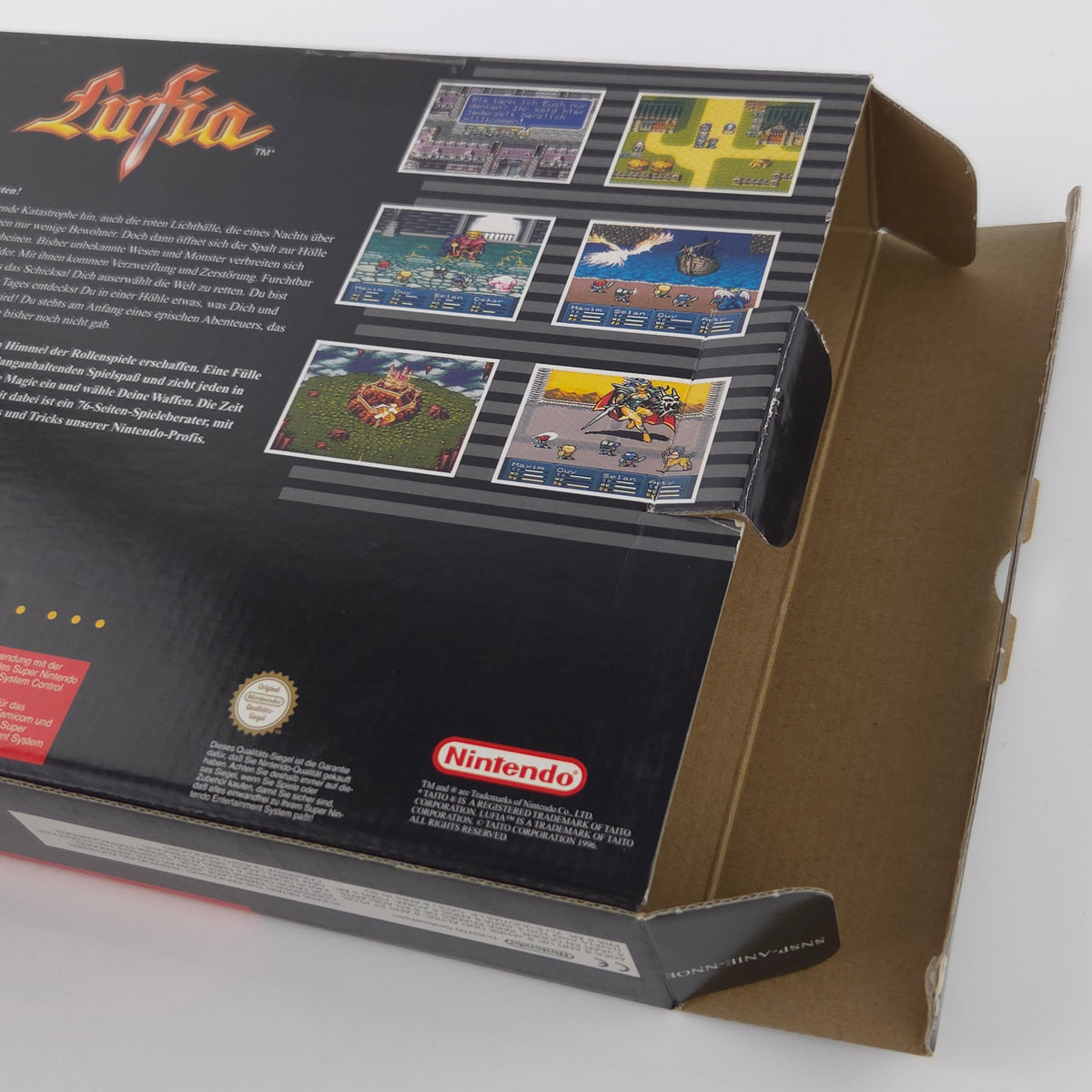 Super Nintendo Spiel – Lufia Big Box mit Berater OVP PAL