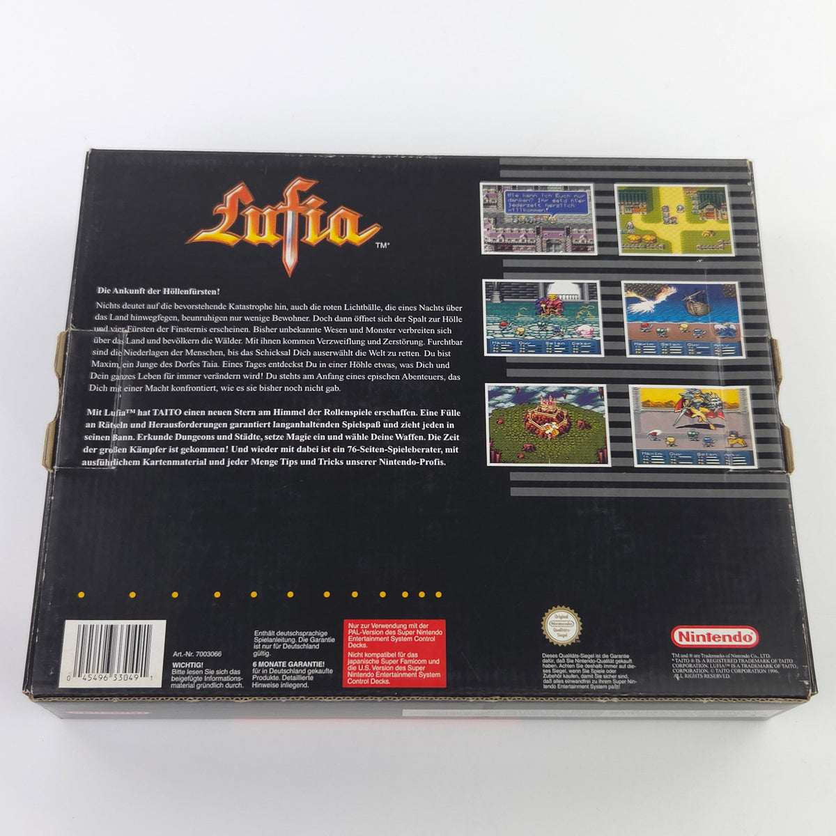 Super Nintendo Spiel – Lufia (SNES OVP PAL)