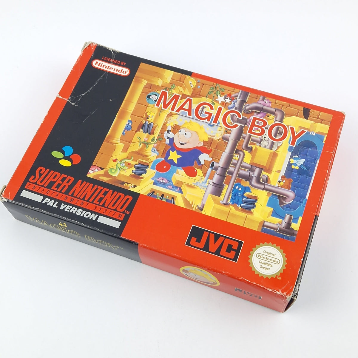 Super Nintendo Spiel – Magic Boy Modul Anleitung OVP PAL