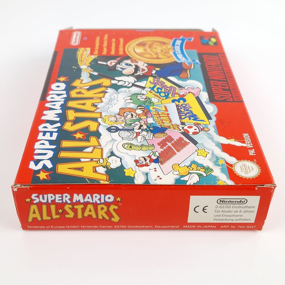 Super Nintendo Spiel – Super Mario Allstars OVP SNES