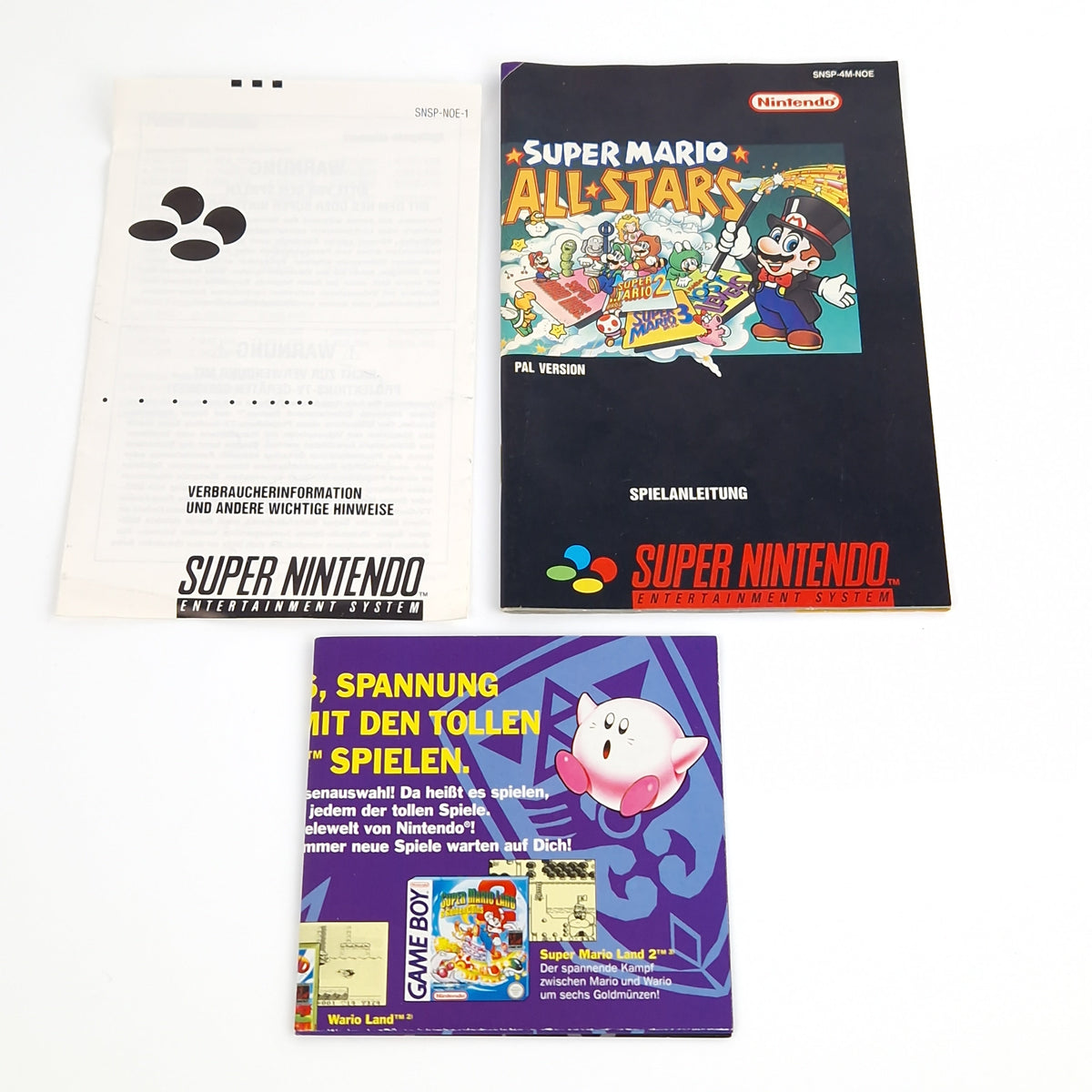 Super Nintendo Spiel – Super Mario Allstars OVP SNES