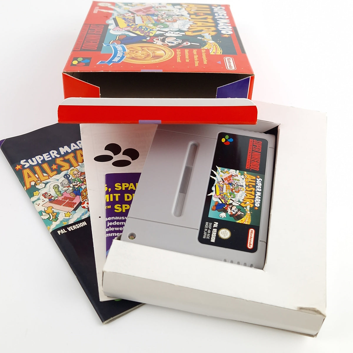 Super Nintendo Spiel – Super Mario Allstars OVP SNES