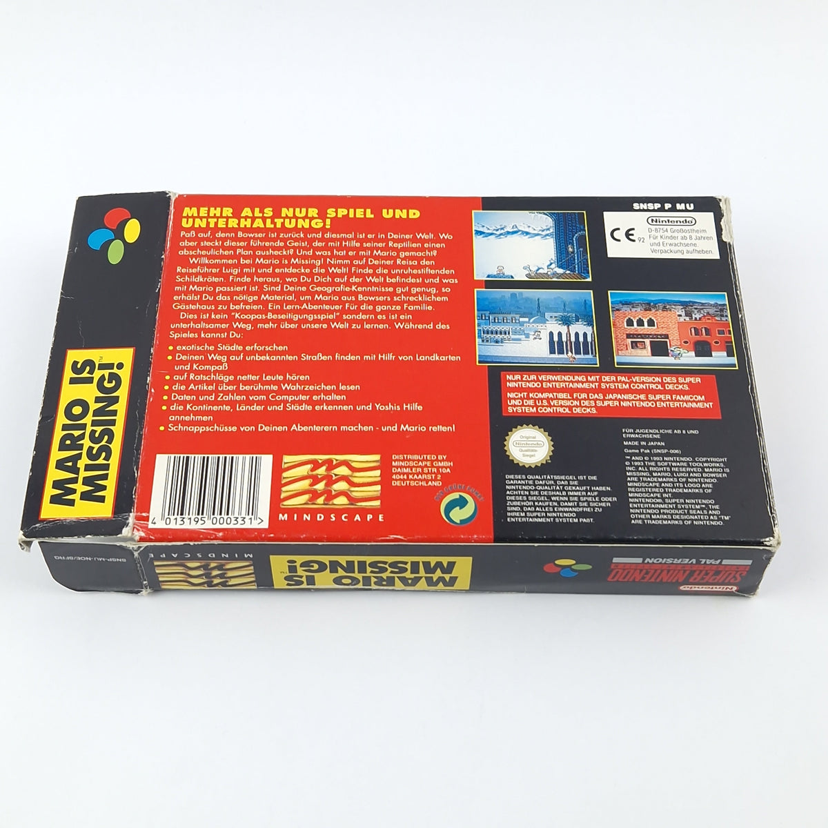 Super Nintendo Spiel – Mario is Missing OVP CIB SNES