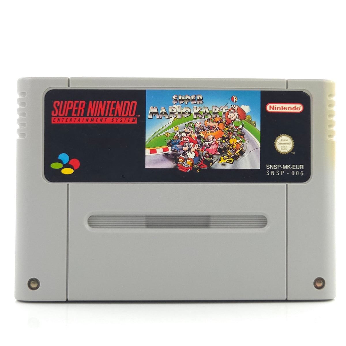 Super Nintendo Spiel Super Mario Kart SNES Modul PAL