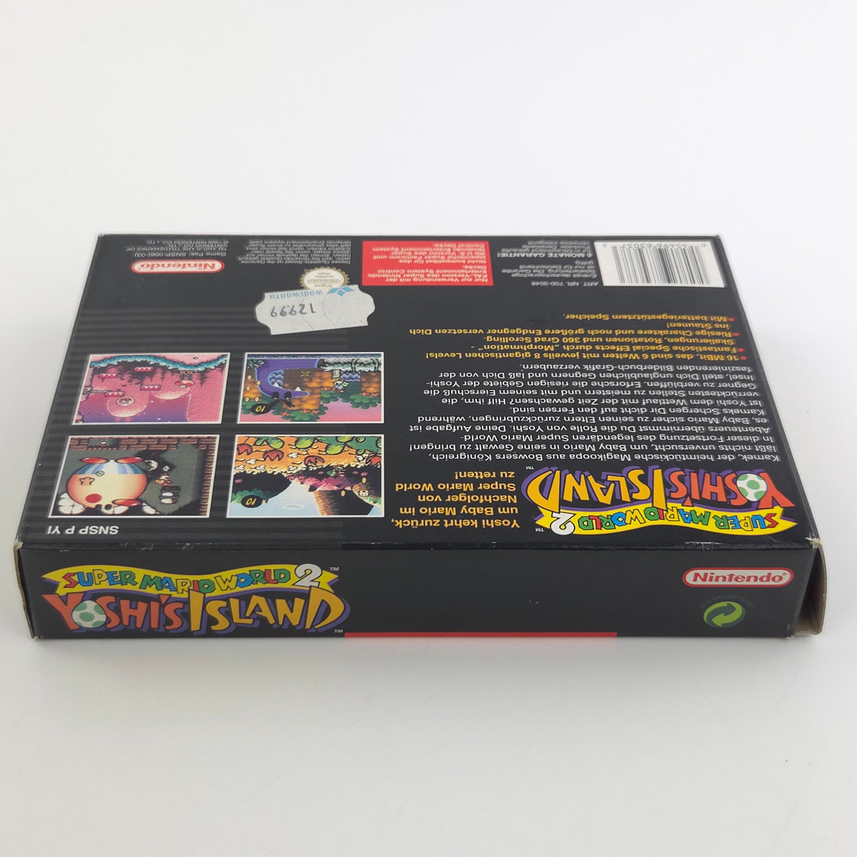 Super Nintendo Spiel – Super Mario World 2 Yoshis Island OVP